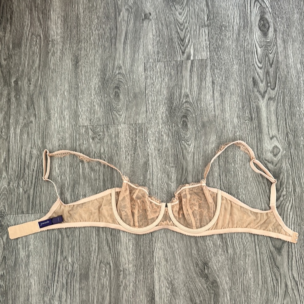 ANTHROPOLOGIE Journelle Balconette Isabel Lace Bra - Picture 11 of 16